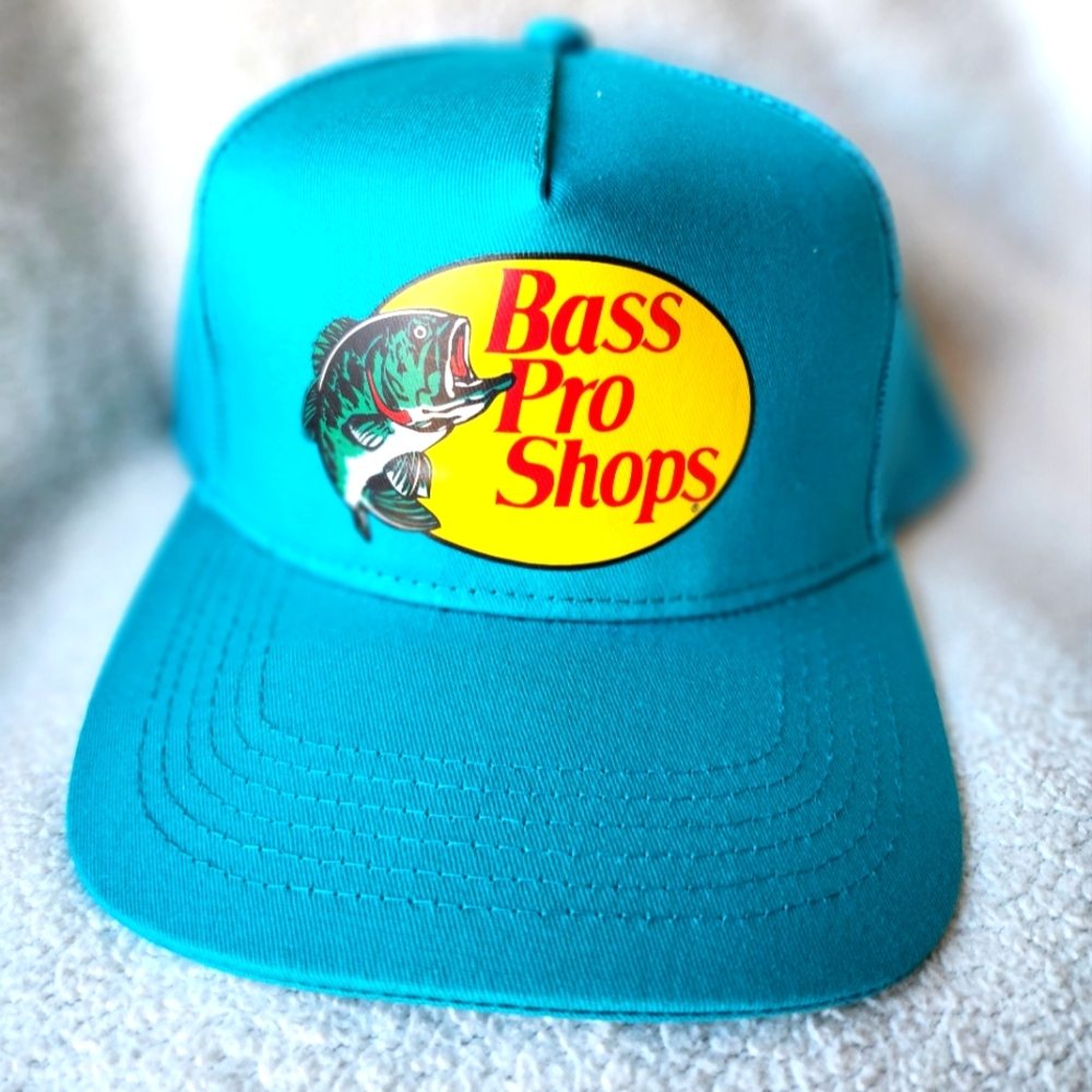 Aqua Bass Pro Shops Snap Back with mesh hat
